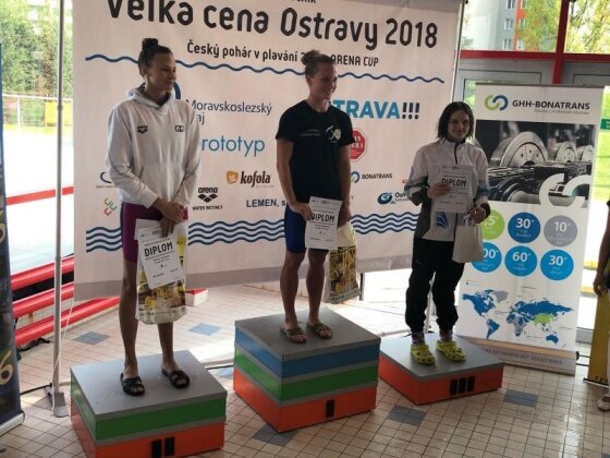 Югорские спортсмены завоевали медали на Международном турнире по плаванию OSTRAVA GRAN PRIX в Чехии